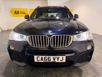 USED 2017 66 BMW X3 3.0 30d M Sport SUV 5dr Diesel Auto xDrive Euro 6 (s/s) (258 ps) Sat Nav-Leather-Rear camera-Heated seats-Power fold mirrors-Cruise-20