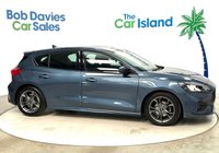 USED 2019 19 FORD FOCUS 1.5 EcoBlue ST-Line Hatchback 5dr Diesel Manual Euro 6 (s/s) (120 ps) Attractive Chrome Blue Focus with SATNAV, Privacy Glass, Rock Metal Alloys, Parking Sensors & 65000 Miles, Great Service History