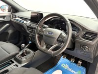 USED 2019 19 FORD FOCUS 1.5 EcoBlue ST-Line Hatchback 5dr Diesel Manual Euro 6 (s/s) (120 ps) Attractive Chrome Blue Focus with SATNAV, Privacy Glass, Rock Metal Alloys, Parking Sensors & 65000 Miles, Great Service History