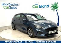 USED 2019 19 FORD FOCUS 1.5 EcoBlue ST-Line Hatchback 5dr Diesel Manual Euro 6 (s/s) (120 ps) Attractive Chrome Blue Focus with SATNAV, Privacy Glass, Rock Metal Alloys, Parking Sensors & 65000 Miles, Great Service History