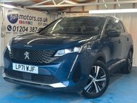 USED 2022 PEUGEOT 3008 1.2 PureTech GT SUV 5dr Petrol Manual Euro 6 (s/s) (130 ps)1 OWNER FROM NEW+FSH+HALF LEATHER SEATS+PARK CONTROL+NAV+PRIVACY+CLIMATE+CRUISE+BLUETOOTH+MEDIA+APPS+18