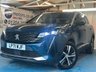 USED 2022 PEUGEOT 3008 1.2 PureTech GT SUV 5dr Petrol Manual Euro 6 (s/s) (130 ps)1 OWNER FROM NEW+FSH+HALF LEATHER SEATS+PARK CONTROL+NAV+PRIVACY+CLIMATE+CRUISE+BLUETOOTH+MEDIA+APPS+18