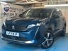 USED 2022 PEUGEOT 3008 1.2 PureTech GT SUV 5dr Petrol Manual Euro 6 (s/s) (130 ps)1 OWNER FROM NEW+FSH+HALF LEATHER SEATS+PARK CONTROL+NAV+PRIVACY+CLIMATE+CRUISE+BLUETOOTH+MEDIA+APPS+18