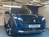 USED 2022 PEUGEOT 3008 1.2 PureTech GT SUV 5dr Petrol Manual Euro 6 (s/s) (130 ps)1 OWNER FROM NEW+FSH+HALF LEATHER SEATS+PARK CONTROL+NAV+PRIVACY+CLIMATE+CRUISE+BLUETOOTH+MEDIA+APPS+18