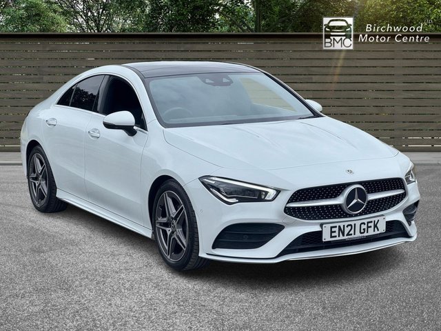 2021 21 MERCEDES-BENZ CLA 1.3 CLA180 AMG Line (Premium Plus 2) Coupe 4dr Petrol 7G-DCT Euro 6 (s/s) (136 ps) SAT NAV & PANORAMIC GLASS ROOF