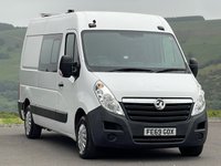 USED 2019 69 VAUXHALL MOVANO 2.3 CDTi 3500 Panel Van 5dr Diesel Manual FWD L2 H2 Euro 6 (110 ps) Welfare Mess Van, Diesel Heater, Aircon