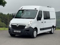 USED 2019 69 VAUXHALL MOVANO 2.3 CDTi 3500 Panel Van 5dr Diesel Manual FWD L2 H2 Euro 6 (110 ps) Welfare Mess Van, Diesel Heater, Aircon