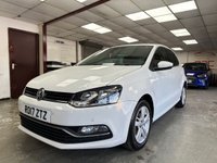 USED 2017 17 VOLKSWAGEN POLO 1.2 TSI BlueMotion Tech Match Edition Hatchback 5dr Petrol Manual Euro 6 (s/s) (90 ps) Match Edition Spec