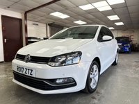 USED 2017 17 VOLKSWAGEN POLO 1.2 TSI BlueMotion Tech Match Edition Hatchback 5dr Petrol Manual Euro 6 (s/s) (90 ps) Match Edition Spec