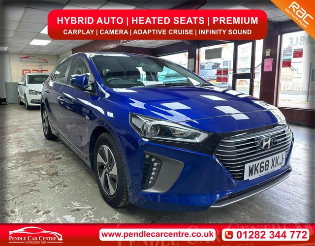 View our Hyundai Ioniq 1.6 h-GDi GPF Premium Hatchback 5dr Petrol Hybrid DCT Euro 6 (s/s) (141 ps)