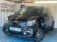 USED 2021 21 SMART FORFOUR 17.6kWh Exclusive Hatchback 5dr Electric Auto (22kW Charger) (82 ps)+2 KEYS+1 OWNER FROM NEW+ALLOYS+HISTORY+PARK CONTROL WITH CAMERA+PANORAMIC SUNROOF+PRIVACY+AIRCON+FULL LEATHER SEATS+BLUETOOTH+MEDIA+APPS+USB+DAB+CRUISE+CLIMATE+HEATED SEATS+ 2 KEYS+1 OWNER FROM NEW+ALLOYS+HISTORY+PARK CONTROL WITH CAMERA+PANORAMIC SUNROOF+PRIVACY+AIRCON+FULL LEATHER SEATS+BLUETOOTH+MEDIA+APPS+USB+DAB+CRUISE+CLIMATE+HEATED SEATS+HPI CLEAR