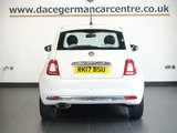 USED 2017 17 FIAT 500 1.2 Lounge Hatchback 3dr Petrol Manual Euro 6 (s/s) (69 bhp) FULL SERVICE HISTORY + PANORAMIC GLASS SUNROOF + BLUETOOTH MEDIA STREAMING + APPS CONTROL + DAB DIGITAL RADIO + TOUCH SCREEN MEDIA DISPLAY + CRUISE CONTROL + LED DAY TIME RUNNING LIGHTS + LEATHER MULTI FUNCTIONAL STEERING WHEEL + ECO STOP START SYSTEM + CLIMATE CONTROL + AIR CONDITIONING + 15 INCH ALLOY WHEELS + ELECTRIC DOOR MIRRORS + 60/40 FOLDING REAR SEATS.....