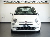 USED 2017 17 FIAT 500 1.2 Lounge Hatchback 3dr Petrol Manual Euro 6 (s/s) (69 bhp) FULL SERVICE HISTORY + PANORAMIC GLASS SUNROOF + BLUETOOTH MEDIA STREAMING + APPS CONTROL + DAB DIGITAL RADIO + TOUCH SCREEN MEDIA DISPLAY + CRUISE CONTROL + LED DAY TIME RUNNING LIGHTS + LEATHER MULTI FUNCTIONAL STEERING WHEEL + ECO STOP START SYSTEM + CLIMATE CONTROL + AIR CONDITIONING + 15 INCH ALLOY WHEELS + ELECTRIC DOOR MIRRORS + 60/40 FOLDING REAR SEATS.....