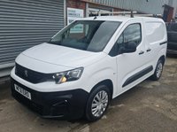 USED 2021 21 PEUGEOT PARTNER 1.5 BlueHDi 1000 Professional Standard Panel Van 5dr Diesel Manual SWB Euro 6 (100 bhp) 5 SERVICE STAMPS, AIR CON