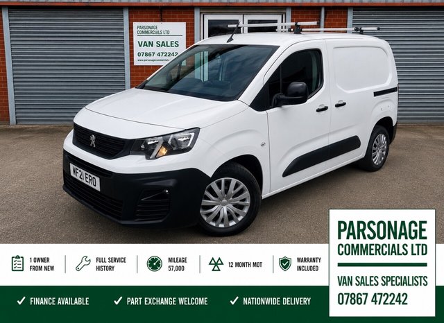 View our Peugeot Partner 1.5 BlueHDi 1000 Professional Standard Panel Van 5dr Diesel Manual SWB Euro 6 (100 bhp)