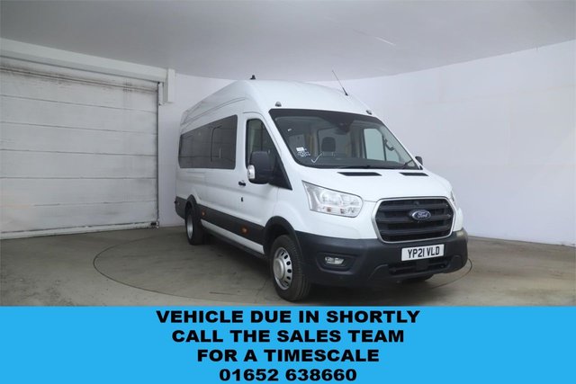 View our Ford Transit 2.0 460 EcoBlue Leader Minibus Double Cab 5dr Diesel Manual RWD L4 H3 Euro 6 (s/s) (17 Seat, DRW) (130 ps)