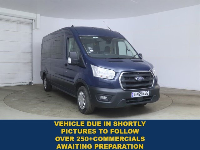 View our Ford Transit 2.0 410 EcoBlue Trend Minibus Double Cab 5dr Diesel Manual RWD L3 H2 Euro 6 (s/s) (15 Seat) (130 ps)