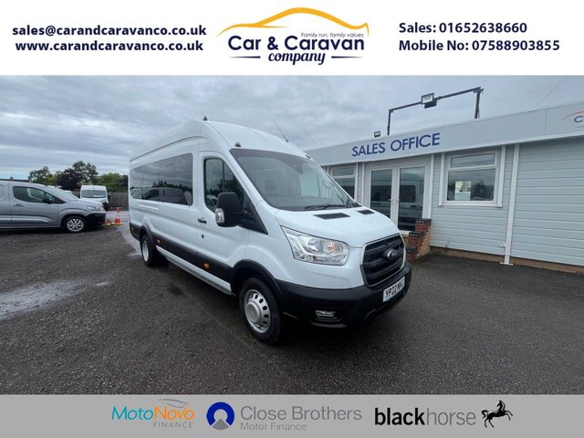 View our Ford Transit 2.0 460 EcoBlue Leader Minibus Double Cab 5dr Diesel Manual RWD L4 H3 Euro 6 (s/s) (17 Seat, DRW) (130 ps)