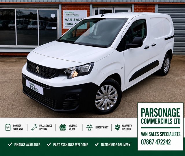 View our Peugeot Partner 1.5 BlueHDi 1000 Professional Standard Panel Van 5dr Diesel Manual SWB Euro 6 (100 bhp)