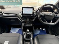USED 2018 18 FORD FIESTA 1.0T EcoBoost ST-Line X Hatchback 3 Door Shadow Black Petrol Manual Euro 6 (s/s) (125 ps) STUNNING ST-LINE WITH TOUCH SCREEN DAB SAT NAV PHONE PROJECTION PRIVACY GLASS HEATED WINDSCREEN FULL BODY KIT