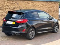 USED 2018 18 FORD FIESTA 1.0T EcoBoost ST-Line X Hatchback 3 Door Shadow Black Petrol Manual Euro 6 (s/s) (125 ps) STUNNING ST-LINE WITH TOUCH SCREEN DAB SAT NAV PHONE PROJECTION PRIVACY GLASS HEATED WINDSCREEN FULL BODY KIT