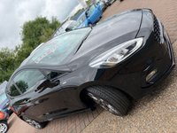 USED 2018 18 FORD FIESTA 1.0T EcoBoost ST-Line X Hatchback 3 Door Shadow Black Petrol Manual Euro 6 (s/s) (125 ps) STUNNING ST-LINE WITH TOUCH SCREEN DAB SAT NAV PHONE PROJECTION PRIVACY GLASS HEATED WINDSCREEN FULL BODY KIT