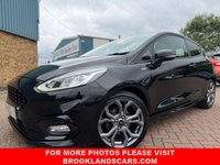 USED 2018 18 FORD FIESTA 1.0T EcoBoost ST-Line X Hatchback 3 Door Shadow Black Petrol Manual Euro 6 (s/s) (125 ps) STUNNING ST-LINE WITH TOUCH SCREEN DAB SAT NAV PHONE PROJECTION PRIVACY GLASS HEATED WINDSCREEN FULL BODY KIT