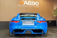 USED 2017 17 JAGUAR F-TYPE 3.0 V6 British Design Edition Coupe 2dr Petrol Auto AWD Euro 6 (s/s) (380 ps) FSH, Ultra Blue,Fixed Pan Roof