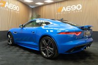 USED 2017 17 JAGUAR F-TYPE 3.0 V6 British Design Edition Coupe 2dr Petrol Auto AWD Euro 6 (s/s) (380 ps) FSH, Ultra Blue,Fixed Pan Roof