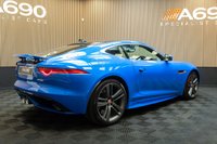 USED 2017 17 JAGUAR F-TYPE 3.0 V6 British Design Edition Coupe 2dr Petrol Auto AWD Euro 6 (s/s) (380 ps) FSH, Ultra Blue,Fixed Pan Roof