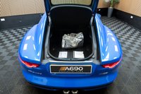 USED 2017 17 JAGUAR F-TYPE 3.0 V6 British Design Edition Coupe 2dr Petrol Auto AWD Euro 6 (s/s) (380 ps) FSH, Ultra Blue,Fixed Pan Roof