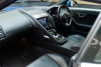 USED 2017 17 JAGUAR F-TYPE 3.0 V6 British Design Edition Coupe 2dr Petrol Auto AWD Euro 6 (s/s) (380 ps) FSH, Ultra Blue,Fixed Pan Roof