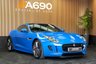 USED 2017 17 JAGUAR F-TYPE 3.0 V6 British Design Edition Coupe 2dr Petrol Auto AWD Euro 6 (s/s) (380 ps) FSH, Ultra Blue,Fixed Pan Roof