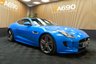 USED 2017 17 JAGUAR F-TYPE 3.0 V6 British Design Edition Coupe 2dr Petrol Auto AWD Euro 6 (s/s) (380 ps) FSH, Ultra Blue,Fixed Pan Roof
