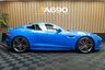 USED 2017 17 JAGUAR F-TYPE 3.0 V6 British Design Edition Coupe 2dr Petrol Auto AWD Euro 6 (s/s) (380 ps) FSH, Ultra Blue,Fixed Pan Roof