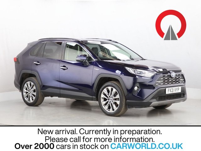 View our Toyota Rav4 2.5 VVT-h GPF Excel SUV 5dr Petrol Hybrid CVT Euro 6 (s/s) (218 ps)