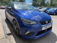 USED 2018 18 SEAT IBIZA 1.0 TSI FR Hatchback 5dr Petrol Manual Euro 6 (s/s) (115 ps) SERVICE HISTORY 12 MONTHS MOT