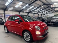 USED 2018 18 FIAT 500 1.2 Lounge Euro 6 (s/s) 3dr 2 Owners FSH. Pan Roof