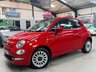 USED 2018 18 FIAT 500 1.2 Lounge Euro 6 (s/s) 3dr 2 Owners FSH. Pan Roof