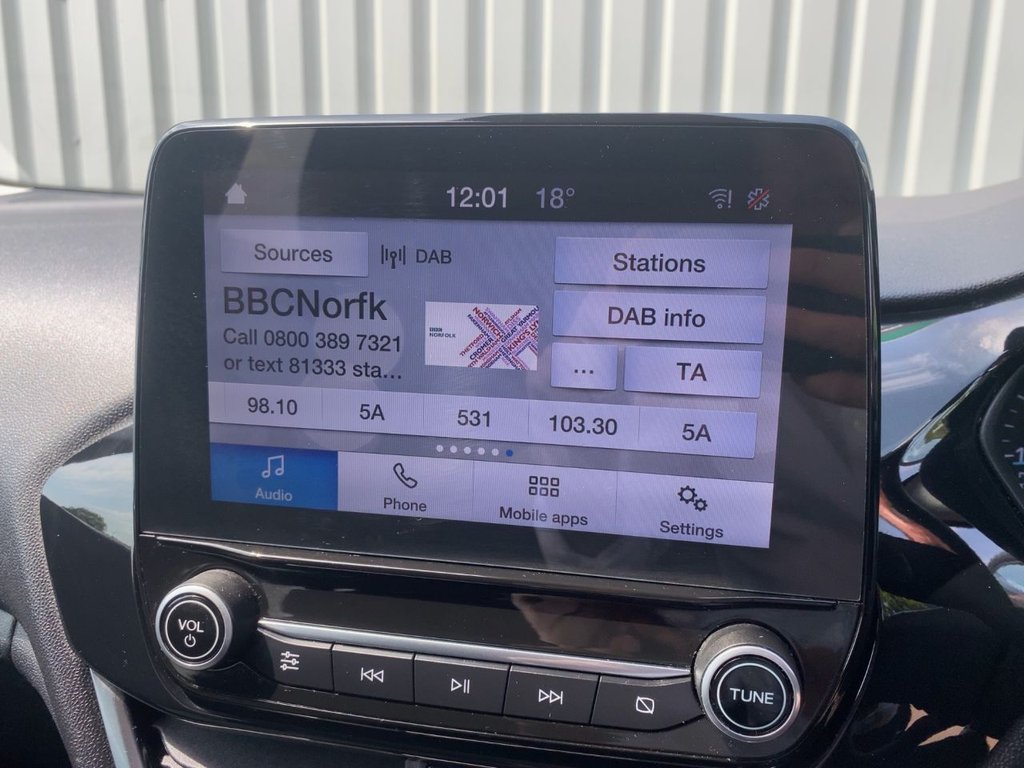 USED 2020 70 FORD FIESTA 1.0T EcoBoost MHEV Trend Hatchback 5dr Petrol Manual Euro 6 (s/s) (125 ps) CARPLAY+LED LIGHTS+16" ALLOYS