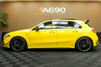 USED 2020 20 MERCEDES-BENZ A-CLASS 2.0 A35 AMG (Premium Plus) Hatchback 5dr Petrol SpdS DCT 4MATIC Euro 6 (s/s) (306 ps) Sun Yellow Gloss, Pan Roof,AMG