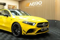 USED 2020 20 MERCEDES-BENZ A-CLASS 2.0 A35 AMG (Premium Plus) Hatchback 5dr Petrol SpdS DCT 4MATIC Euro 6 (s/s) (306 ps) Sun Yellow Gloss, Pan Roof,AMG