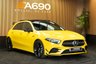 USED 2020 20 MERCEDES-BENZ A-CLASS 2.0 A35 AMG (Premium Plus) Hatchback 5dr Petrol SpdS DCT 4MATIC Euro 6 (s/s) (306 ps) Sun Yellow Gloss, Pan Roof,AMG