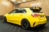 USED 2020 20 MERCEDES-BENZ A-CLASS 2.0 A35 AMG (Premium Plus) Hatchback 5dr Petrol SpdS DCT 4MATIC Euro 6 (s/s) (306 ps) Sun Yellow Gloss, Pan Roof,AMG