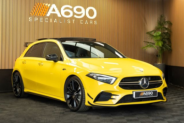 View our Mercedes-Benz A-Class 2.0 A35 AMG (Premium Plus) Hatchback 5dr Petrol SpdS DCT 4MATIC Euro 6 (s/s) (306 ps)