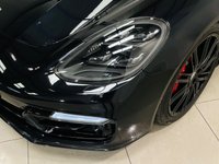USED 2019 69 PORSCHE PANAMERA 4.0T V8 GPF Turbo Sport Turismo 5dr Petrol PDK 4WD Euro 6 (s/s) (550 ps) Metallic Black with Black Leather|Sport Chrono|Pano Roof|Carbon Interior Pack|21in Turbo Design Wheels|Heated Wheel|Sports Exhaust