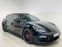 USED 2019 69 PORSCHE PANAMERA 4.0T V8 GPF Turbo Sport Turismo 5dr Petrol PDK 4WD Euro 6 (s/s) (550 ps) Metallic Black with Black Leather|Sport Chrono|Pano Roof|Carbon Interior Pack|21in Turbo Design Wheels|Heated Wheel|Sports Exhaust