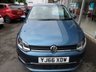 USED 2016 66 VOLKSWAGEN POLO 1.2 TSI BlueMotion Tech Match Hatchback 5dr Petrol Manual Euro 6 (s/s) (90 ps) 