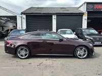 USED 2019 69 MERCEDES-BENZ E-CLASS 2.0 E220d AMG Line Coupe 2dr Diesel G-Tronic+ Euro 6 (s/s) (194 ps) PRIVACY GLASS+ DAYTIME RUNNING LIGHTS+ REVERSING CAMERA+ PARKING SENSORS+ HALF LEATHER TRIM+ MULTIFUNCTIONAL STEERING WHEEL+ KEYLESS+ PADDLE SHIFTERS+ DUAL CLIMATE CONTROL+ FRONT HEATED SEATS+ SEAT BELT OCCUPANCY STATUS+ CRUISE CONTROL+ AUTO HEADLIGHTS+ FOLDING WING MIRRORS+ SAT NAV+ DAB+ BLUETOOTH+ ESP+ ACTIVE BRAKE ASSIST+ ATTENSION ASIST+ BLIND SPOT ASSIST+ AMBIENT LIGHTING+ ELECTRICALY ADJUSTED SEATS+ 19 INCH ALLOY WHEELS+