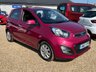 USED 2013 13 KIA PICANTO 1.0 2 Hatchback 5dr Petrol Manual Euro 5 (68 bhp) Gorgeous Fuchsia Paintwork + Bluetooth + &pound;20 Tax